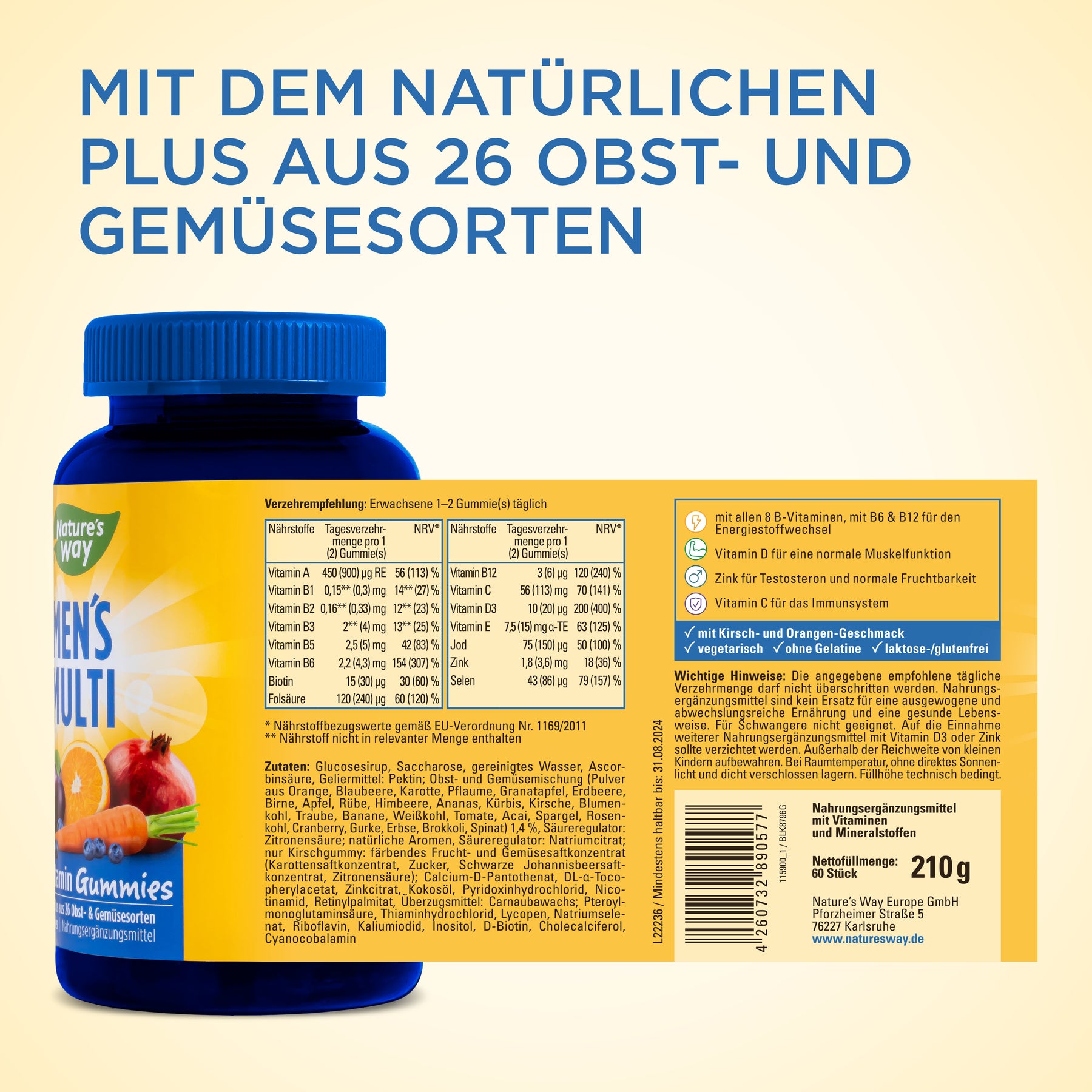 Vitamine für Männer Nature's Way